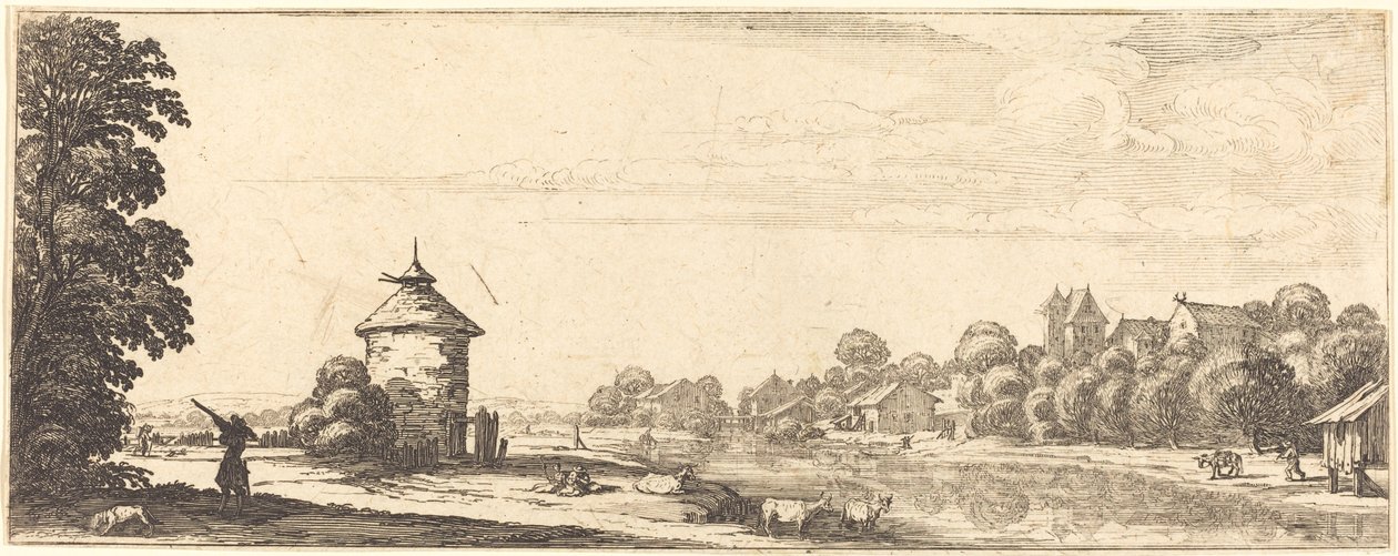 Duekoten av Jacques Callot or Follower of Jacques Callot