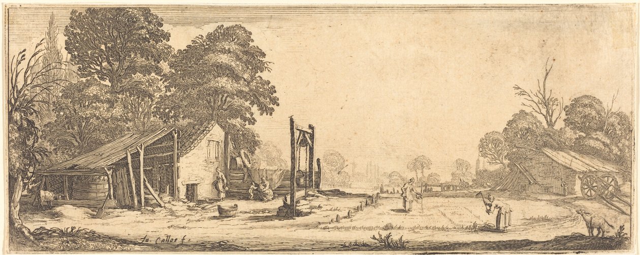 Hagen av Jacques Callot or Follower of Jacques Callot