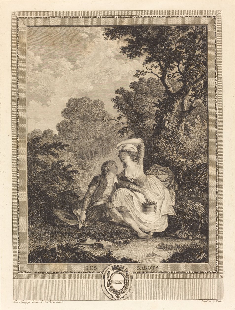 Hover av Jacques Couché after Nicolas Lavreince