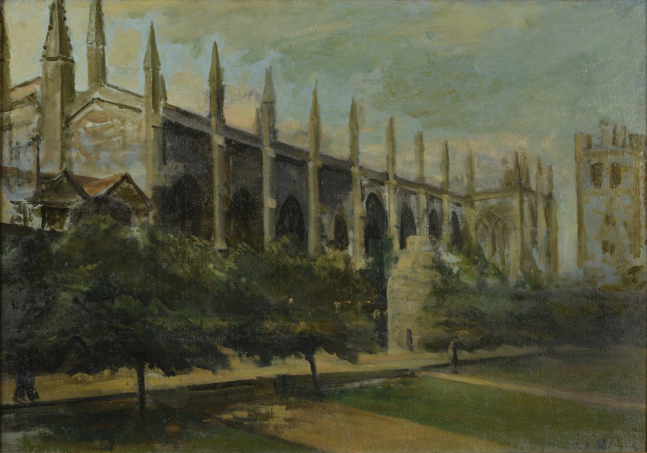 New College, Oxford av Jacques Emile Blanche
