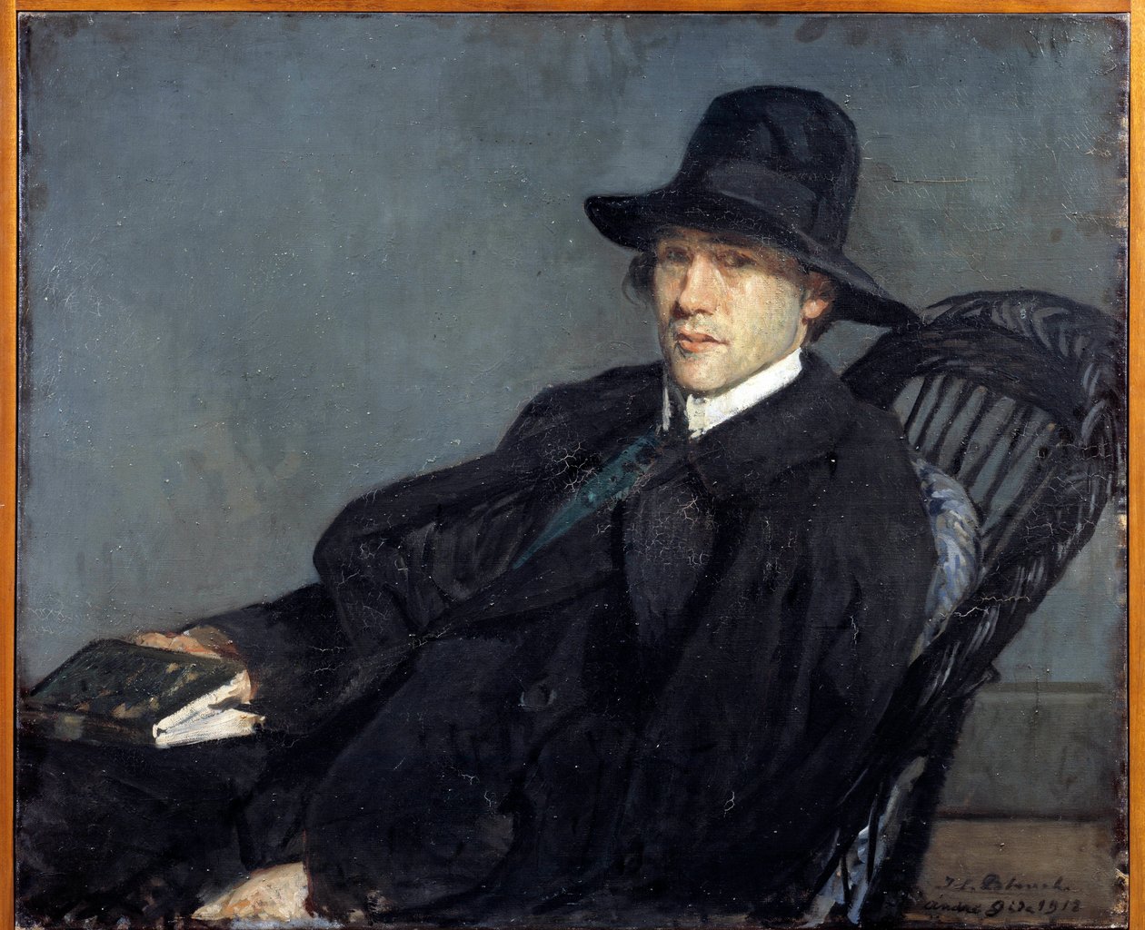 Portrett av Andre Gide (1869 - 1951) av Jacques Emile Blanche