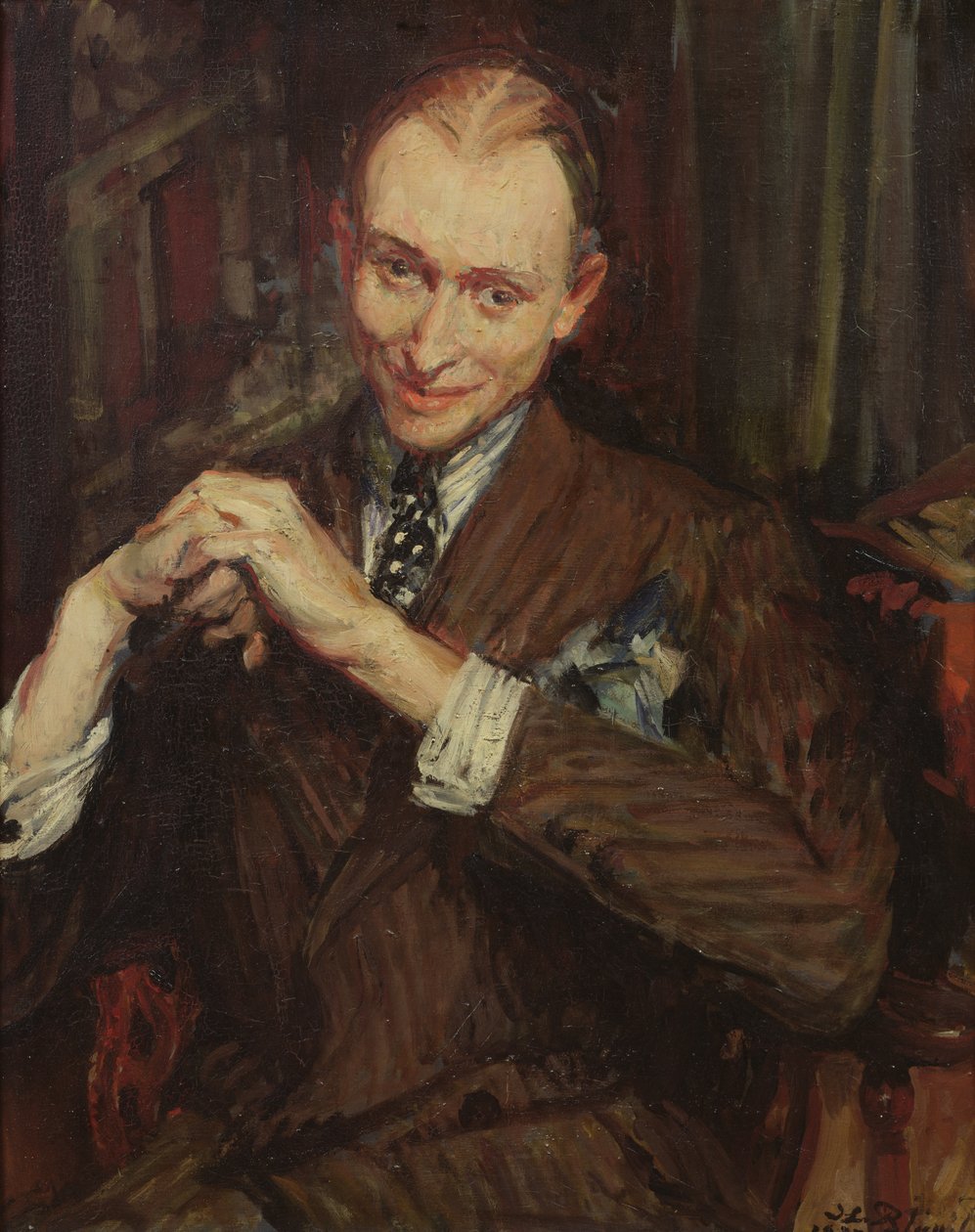 Portrett av J. Raulet av Jacques Emile Blanche