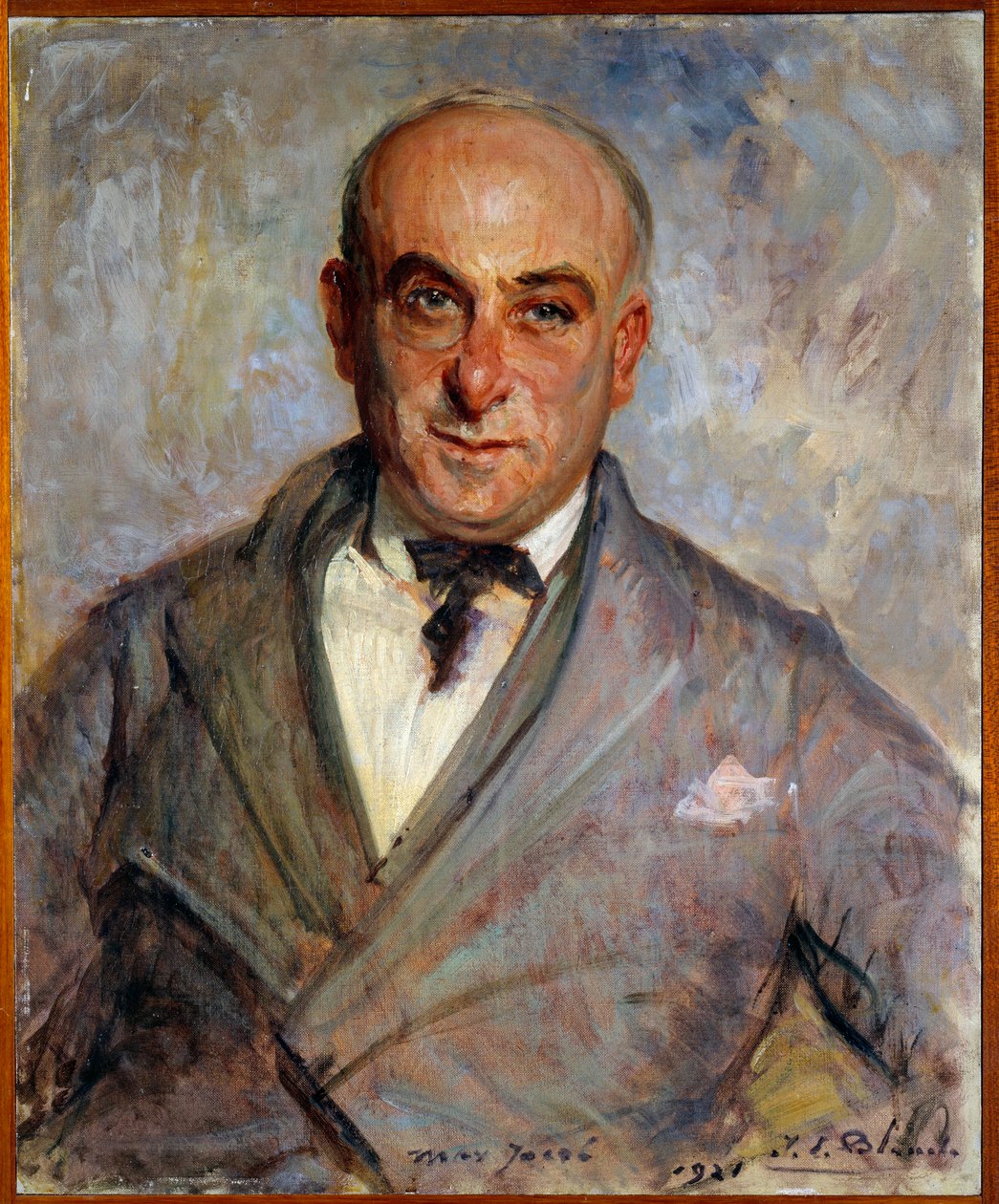 Portrett av Max Jacob (1876-1944) Fransk poet Maleri av Jacques Emile (Jacques-Emile) Blanche (1861-1942) av Jacques Emile Blanche