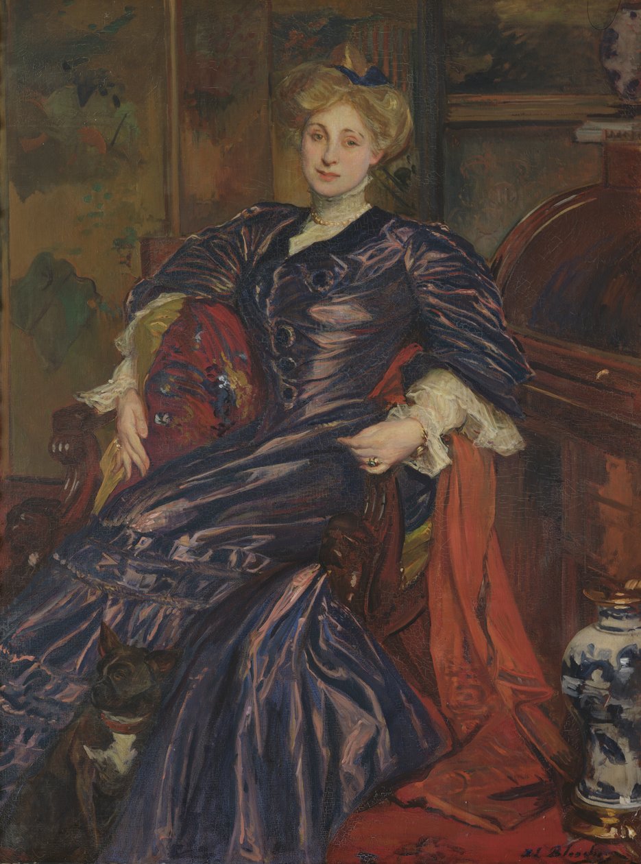 Portrett av fru Emily Montgomery-Lang, 1911 av Jacques Emile Blanche