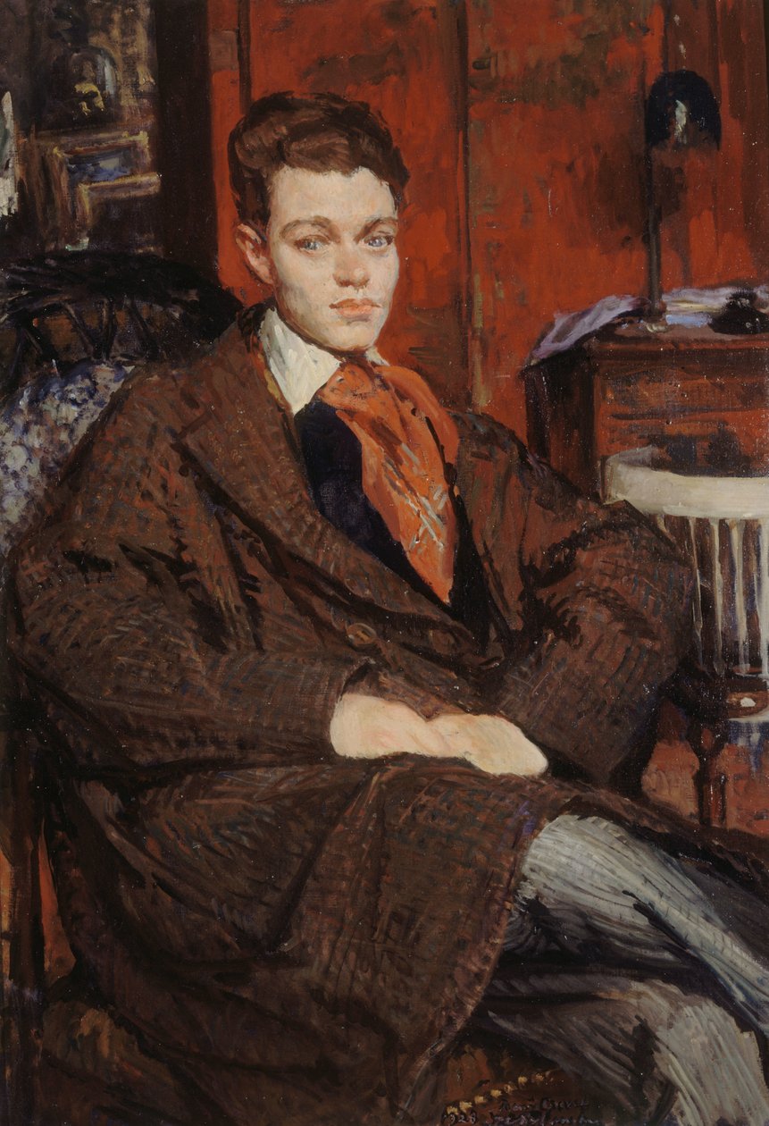 Portrett av René Crevel 1900-1935, 1928. av Jacques Emile Blanche