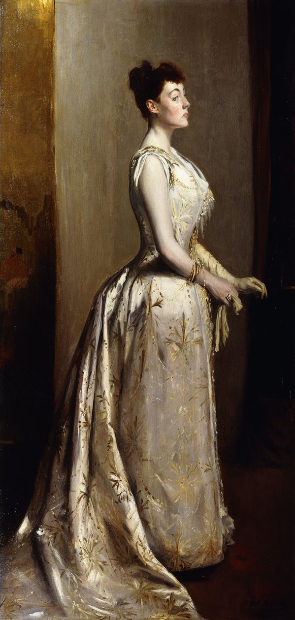 Portrett av en dame, 1889 av Jacques Emile Blanche