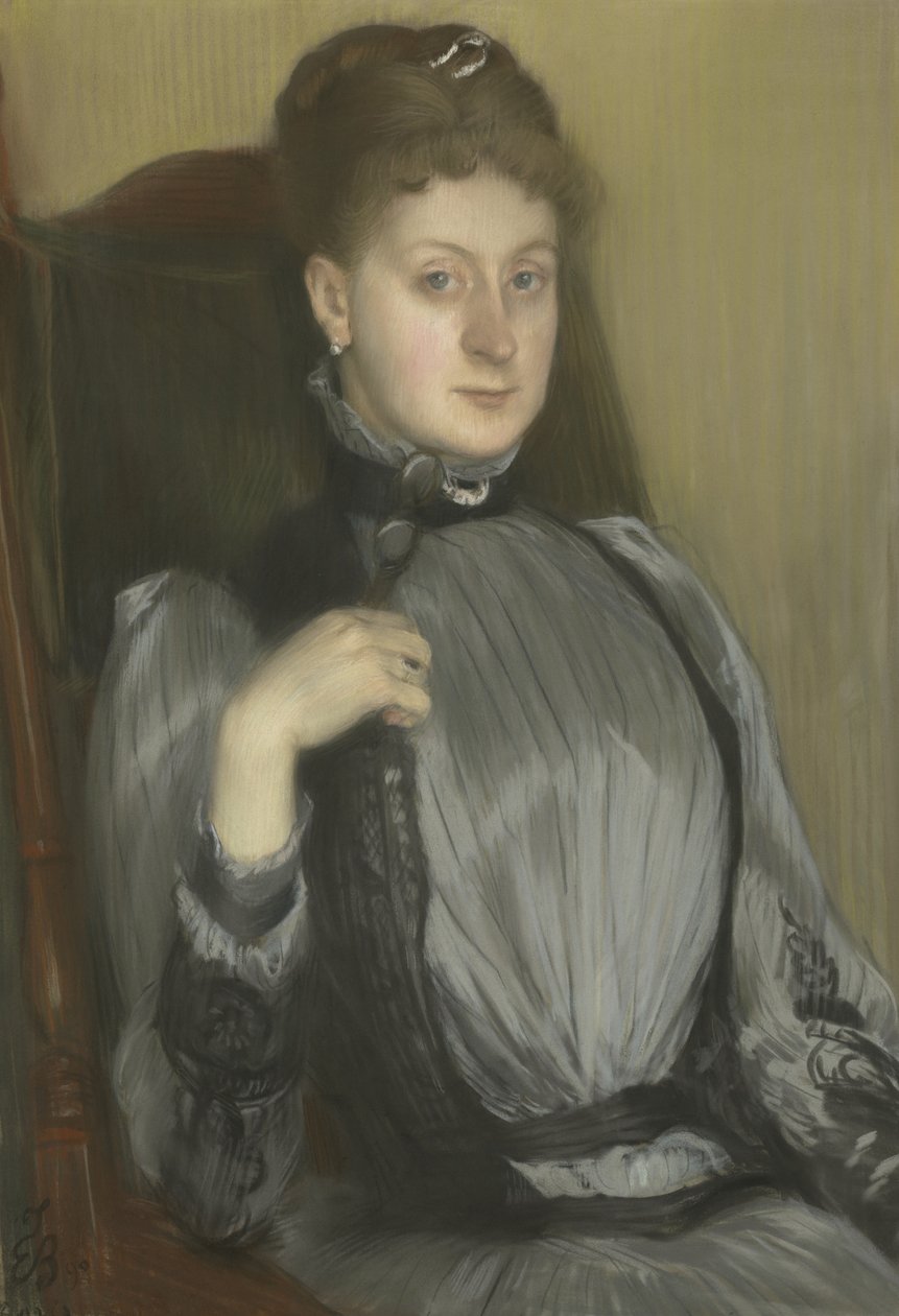 Portrett av en kvinne, 1890 av Jacques Emile Blanche