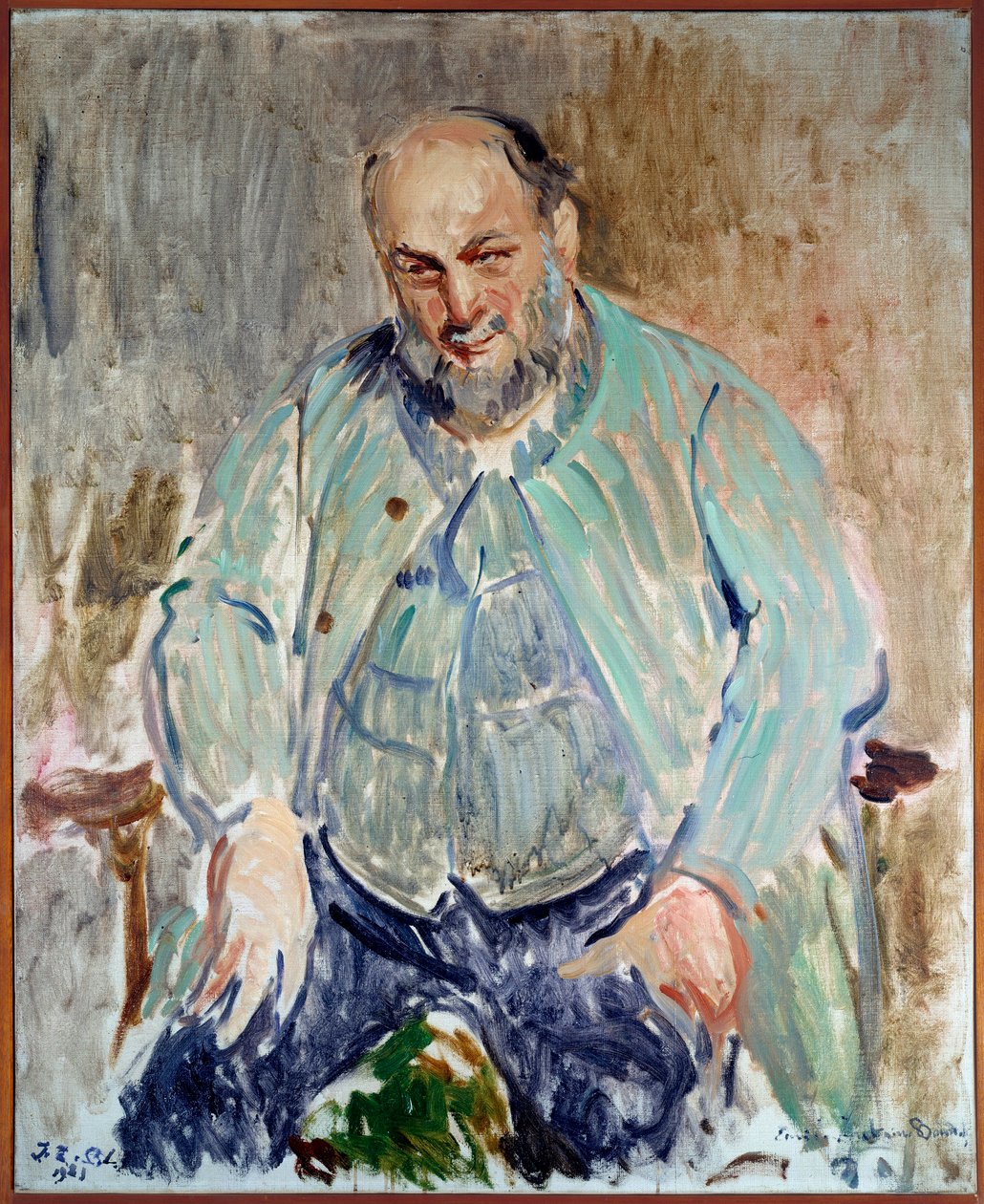 Portrett av den franske billedhuggeren Antoine Bourdelle (1861-1929) Maleri av Jacques Emile (Jacques-Emile) Blanche (1861-1942) av Jacques Emile Blanche