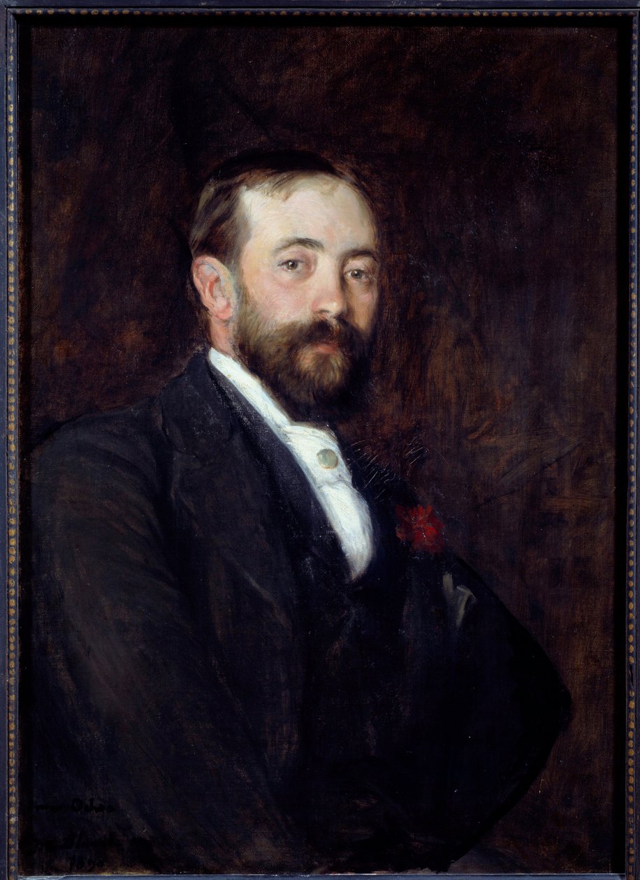 Portrett av den spanske maleren Don Rafael de Ochoa y Madrazo (1858) Maleri av Jacques Emile (Jacques-Emile) Blanche (1861-1942) 1890 Søn. 0,55x0,77 m Rouen, Museum of Fine Arts av Jacques Emile Blanche