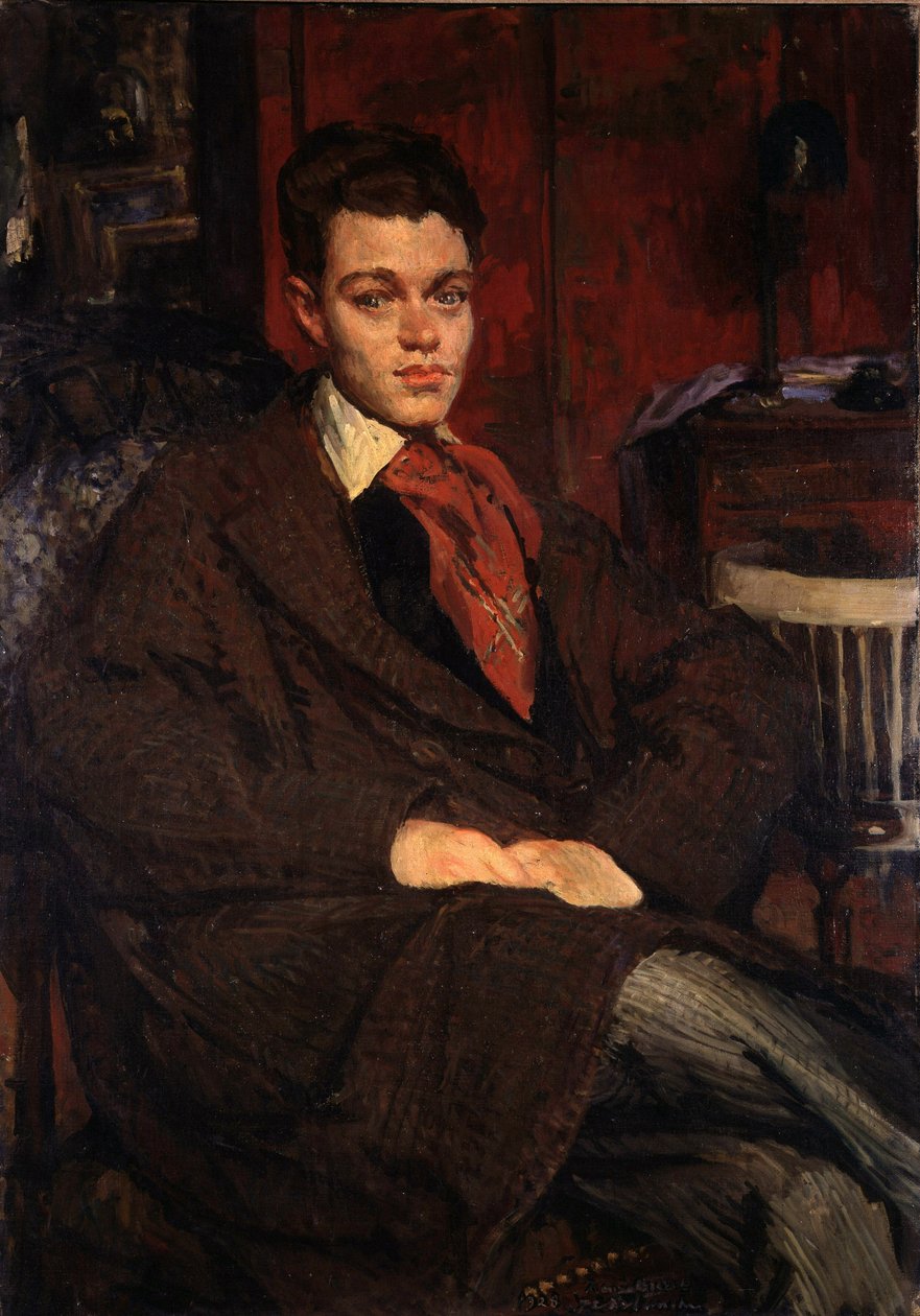 Rene Crevel av Jacques Emile (Jacques-Emile) Blanche (1861 - 1942). av Jacques Emile Blanche
