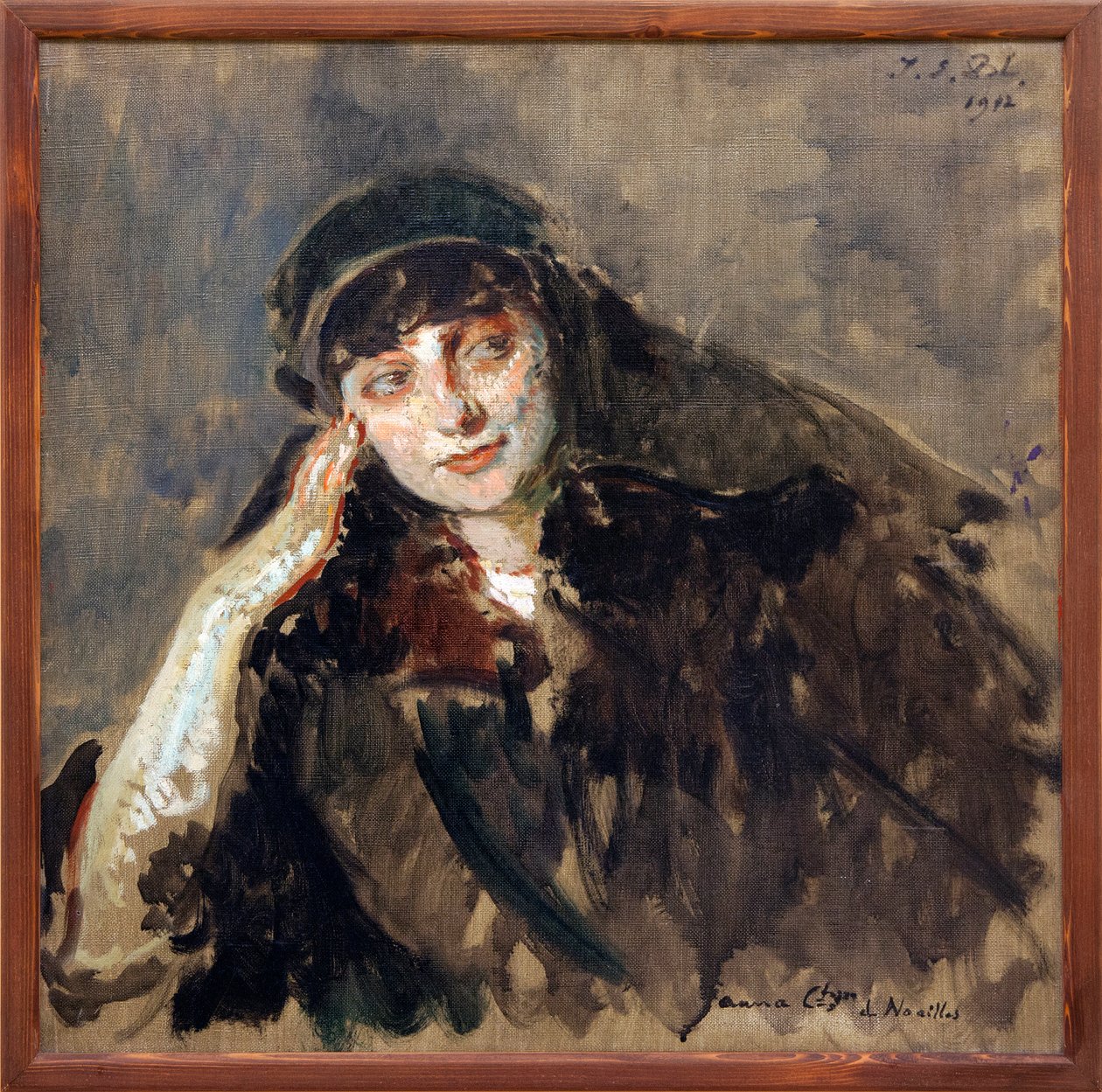 Studie til portrettet av grevinne Anna Elisabeth de Noailles (maleri) av Jacques Emile Blanche