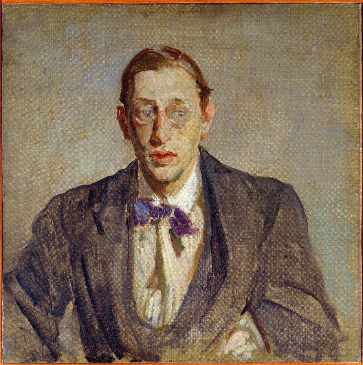 Studie for portrettet av komponisten av Igor Stravinsky av Jacques Emile Blanche