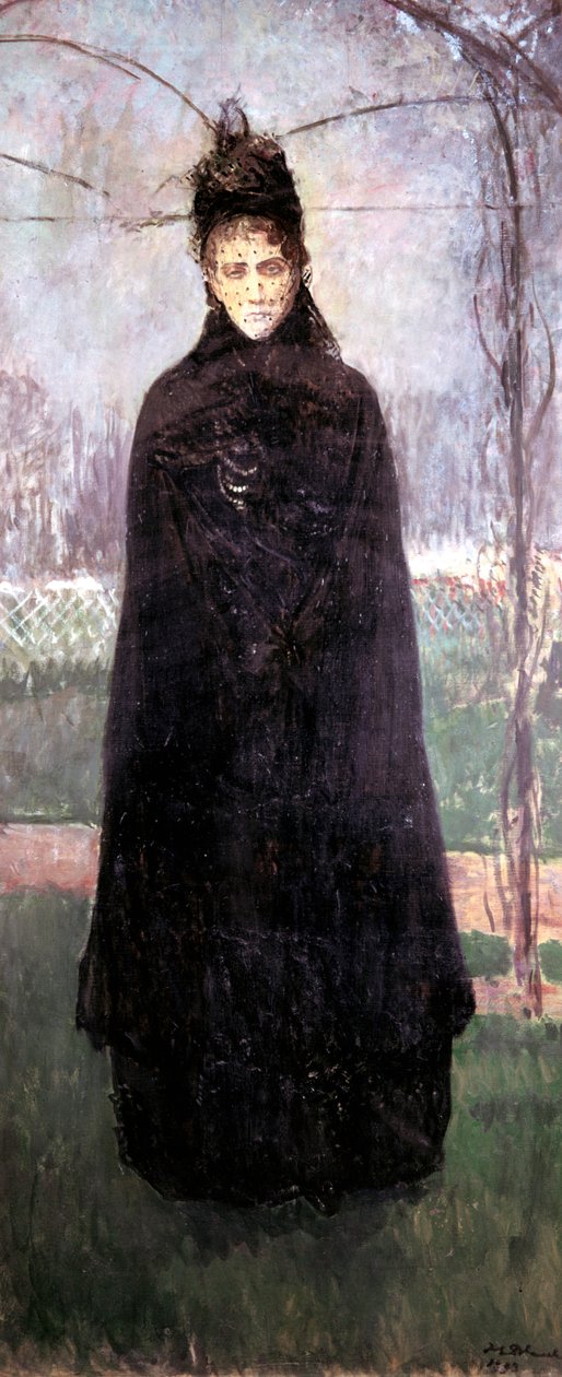 Virginia Oldoini 1837-99 grevinne av Castiglione, minne om 1893, 1914 av Jacques Emile Blanche