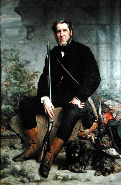 Portrett av John Bowes (1811-85), ca. 1860 (olje på lerret) av Jacques Eugene Feyen