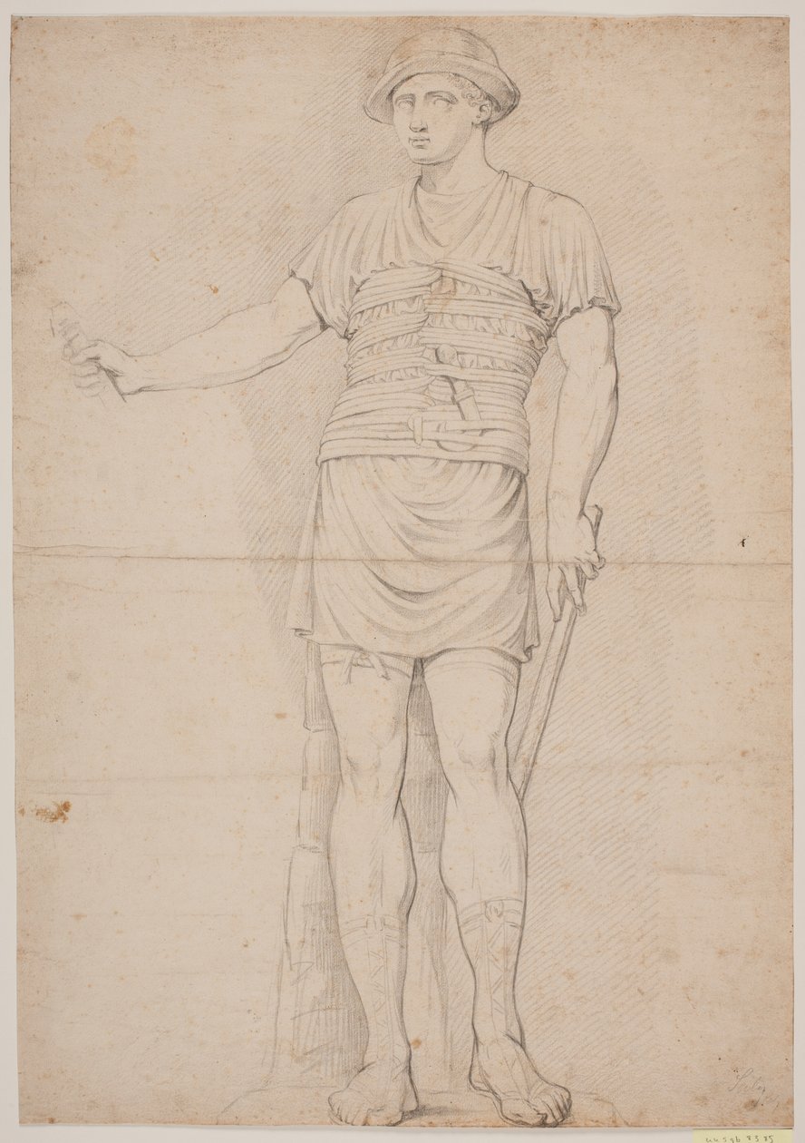 Stående kriger av Jacques Francois Joseph Saly