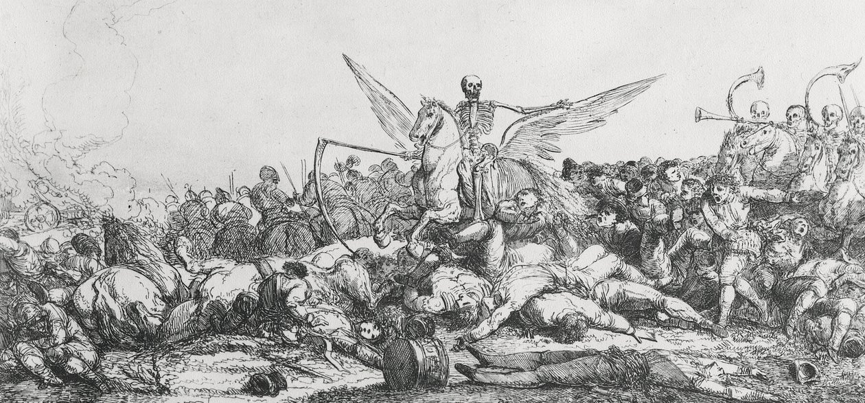 Dødens triumf, 1779 av Jacques Gamelin