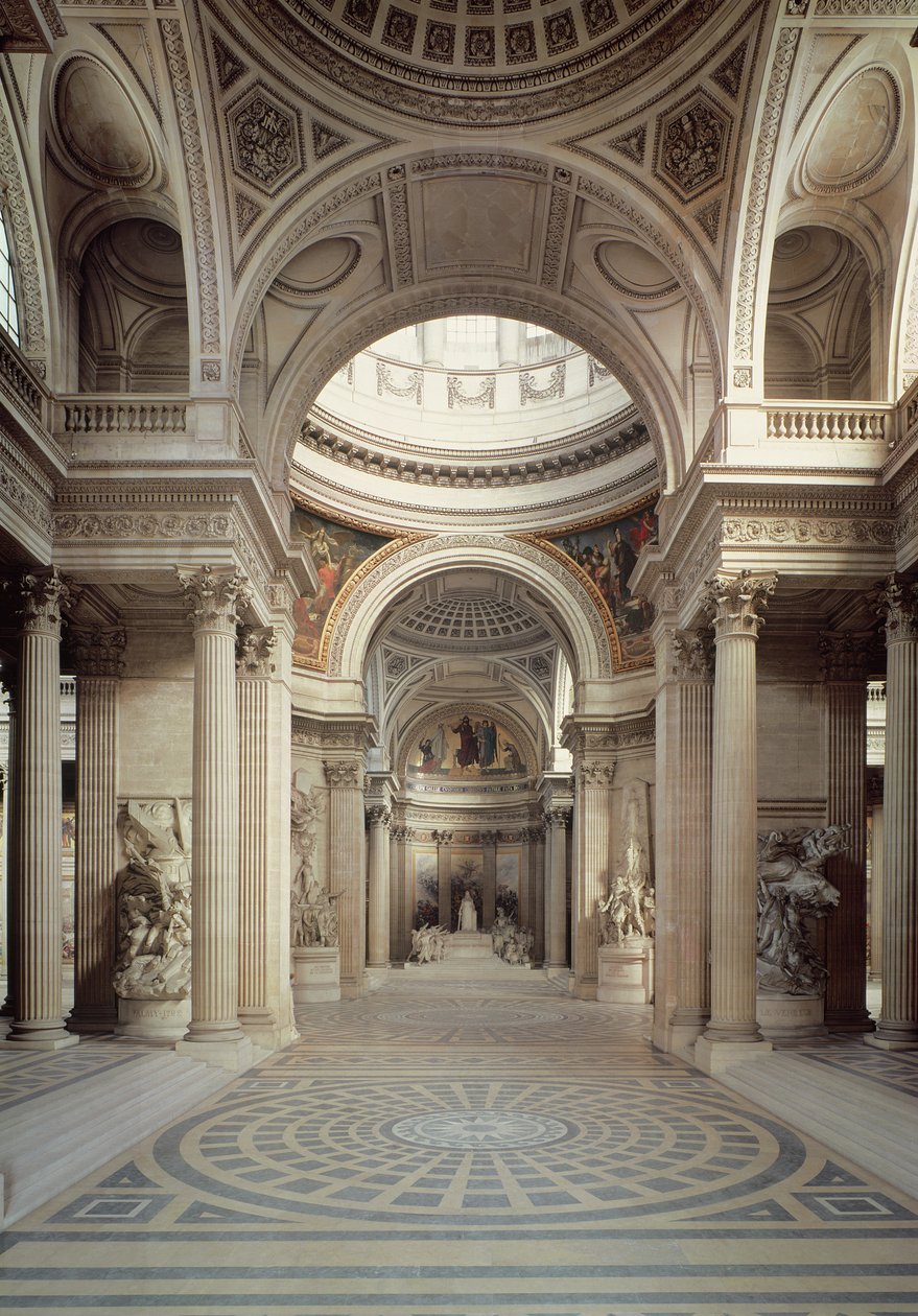 Innvendig utsikt, 1764-1812 av Jacques Germain Soufflot