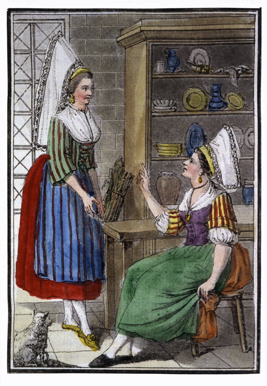 Bondekvinner i Normandie av Jacques Grasset de Saint Sauveur