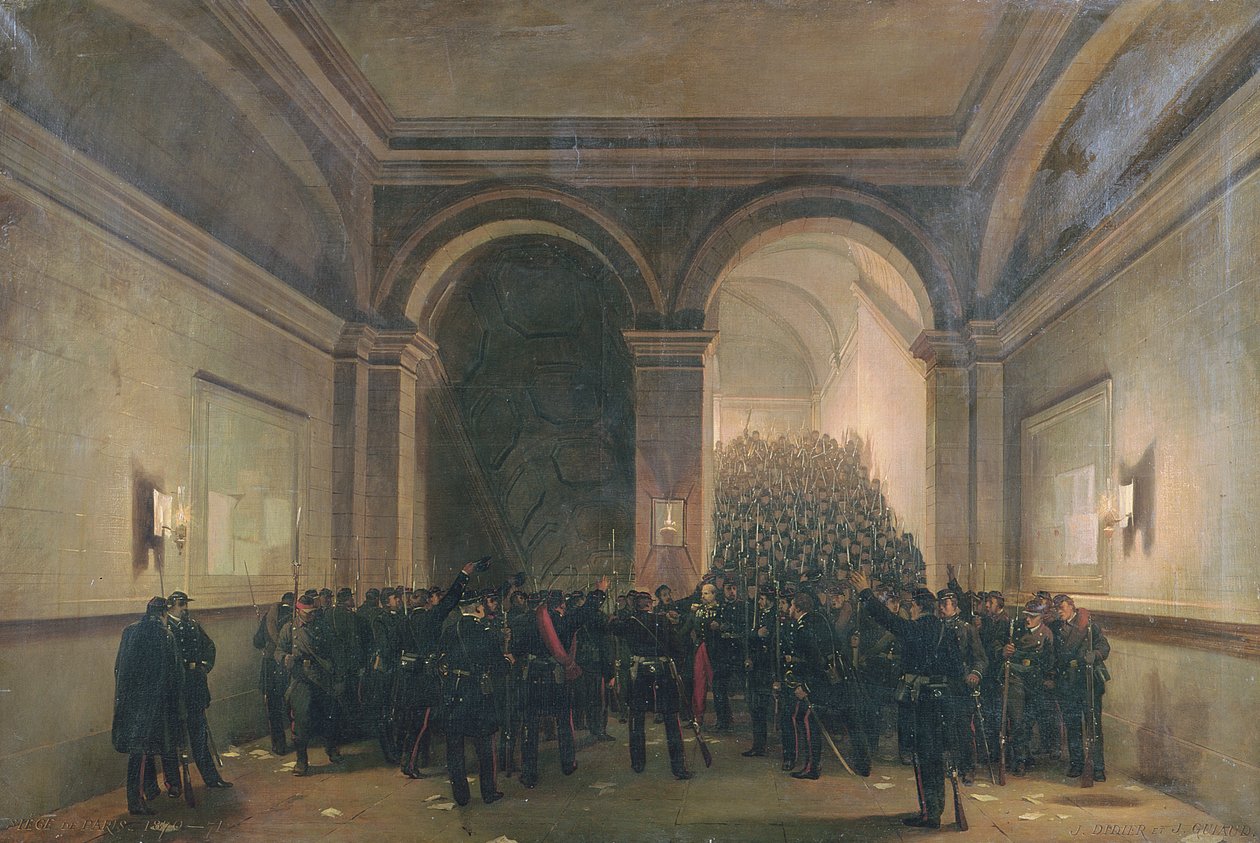 Inntreden av den 106. bataljonen i Paris rådhus, 31. oktober 1870 av Jacques Guiaud