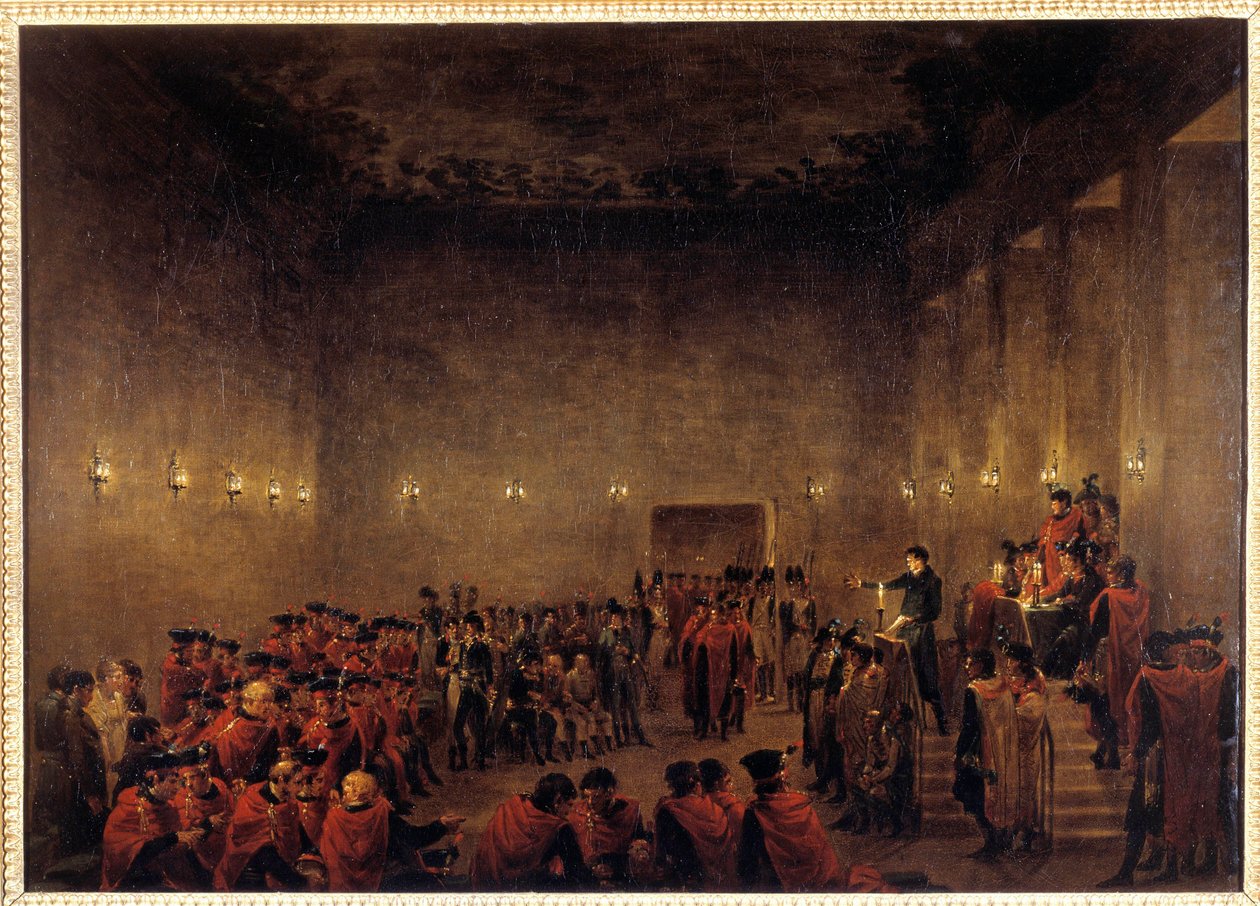18 brumaire år VIII av Jacques Henri Sablet