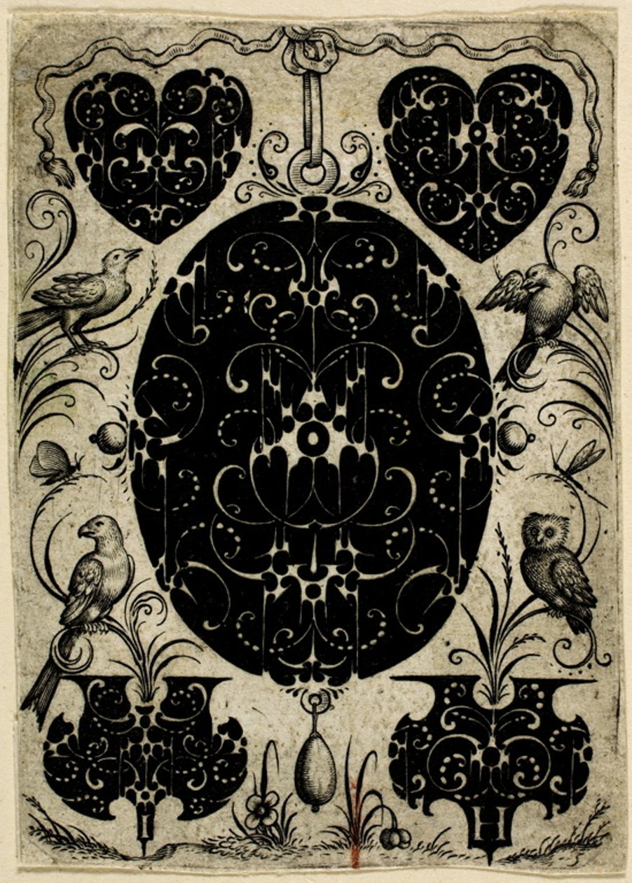 Ornamental plate V av Jacques Hurtu
