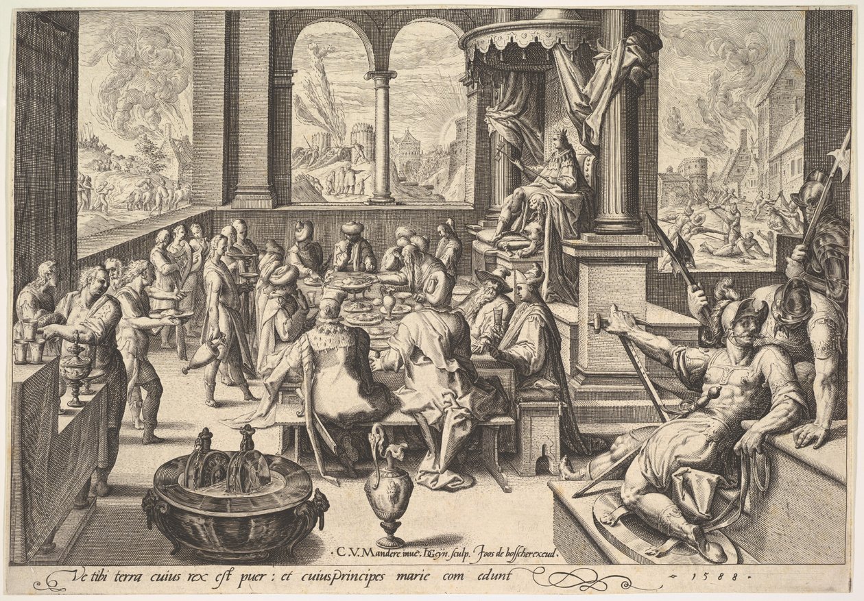 Allegory of the Government of a Childish King, 1588. av Jacques II de Gheyn