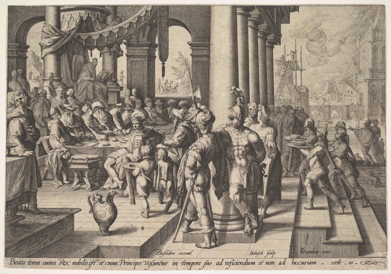 Allegori om regjeringen til en vis konge, 1588. av Jacques II de Gheyn