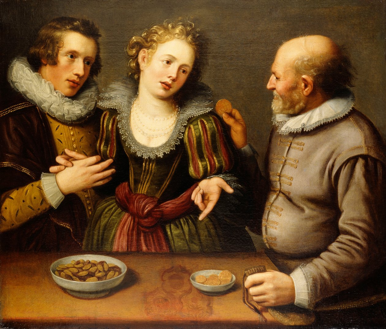 En allegori om ulik kjærlighet av Jacques II de Gheyn