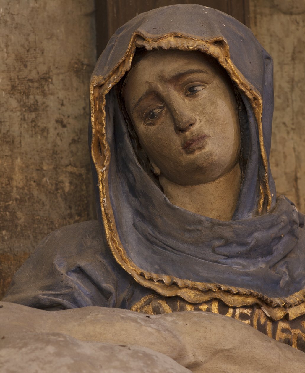 Detalj av Pietaen av Jacques Jubert