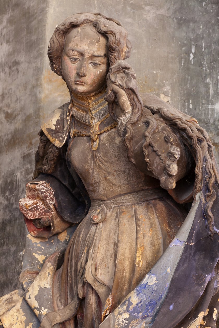 St. Maria Magdalena (malt gips) av Jacques Jubert