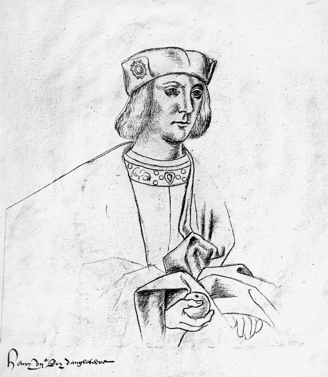 Ms.266 fol.10 Henry VII (1457-1509) konge av England (1485-1509), fra 