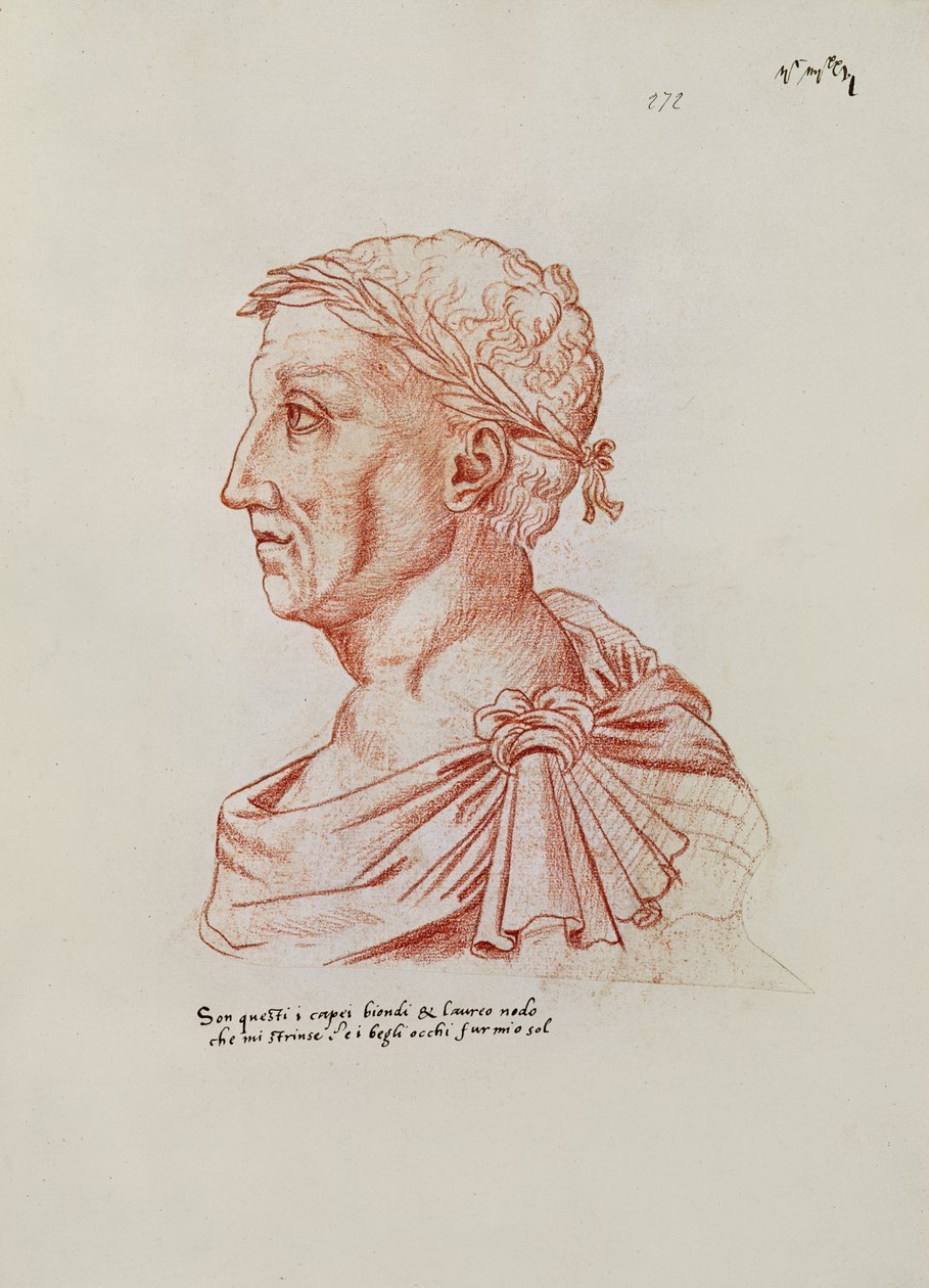 Ms.266 fol.271 v Petrarch (1304-74), fra 