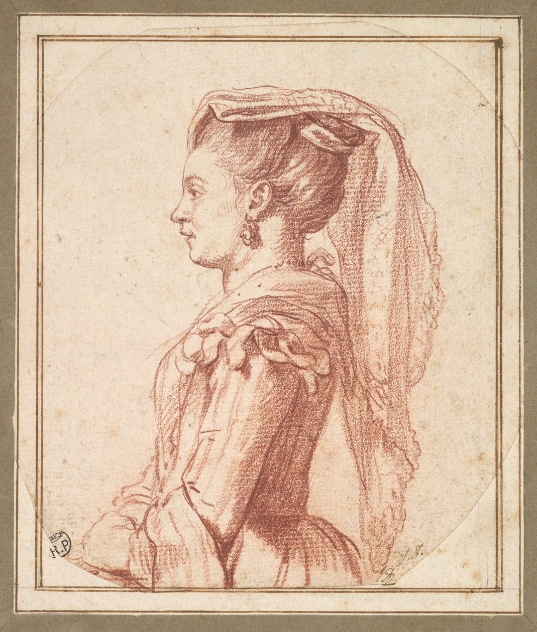 En ung kvinne fra Frascati av Jacques Louis David
