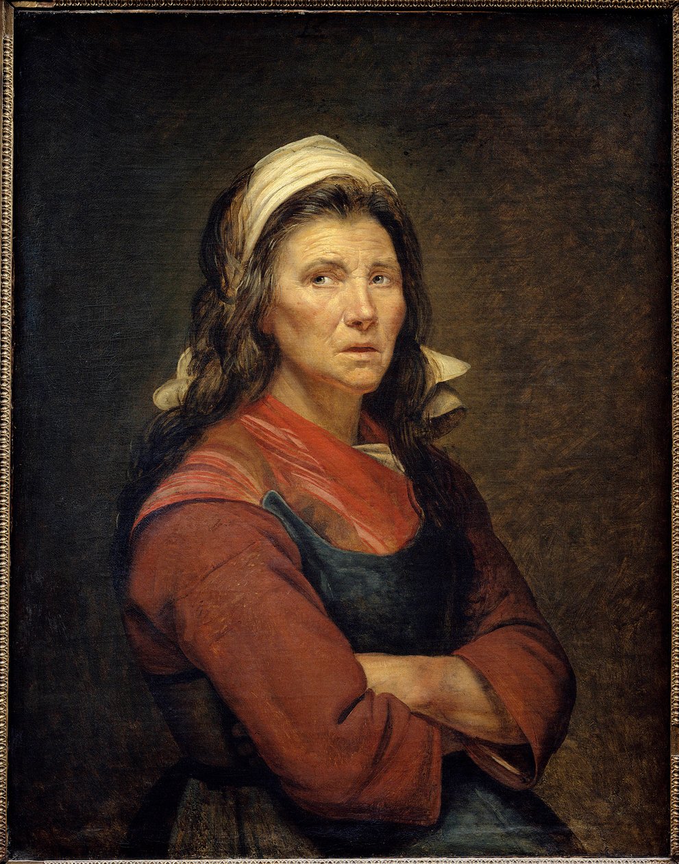 En maraichere. Maleri av Jacques Louis David (1748-1825) av Jacques Louis David