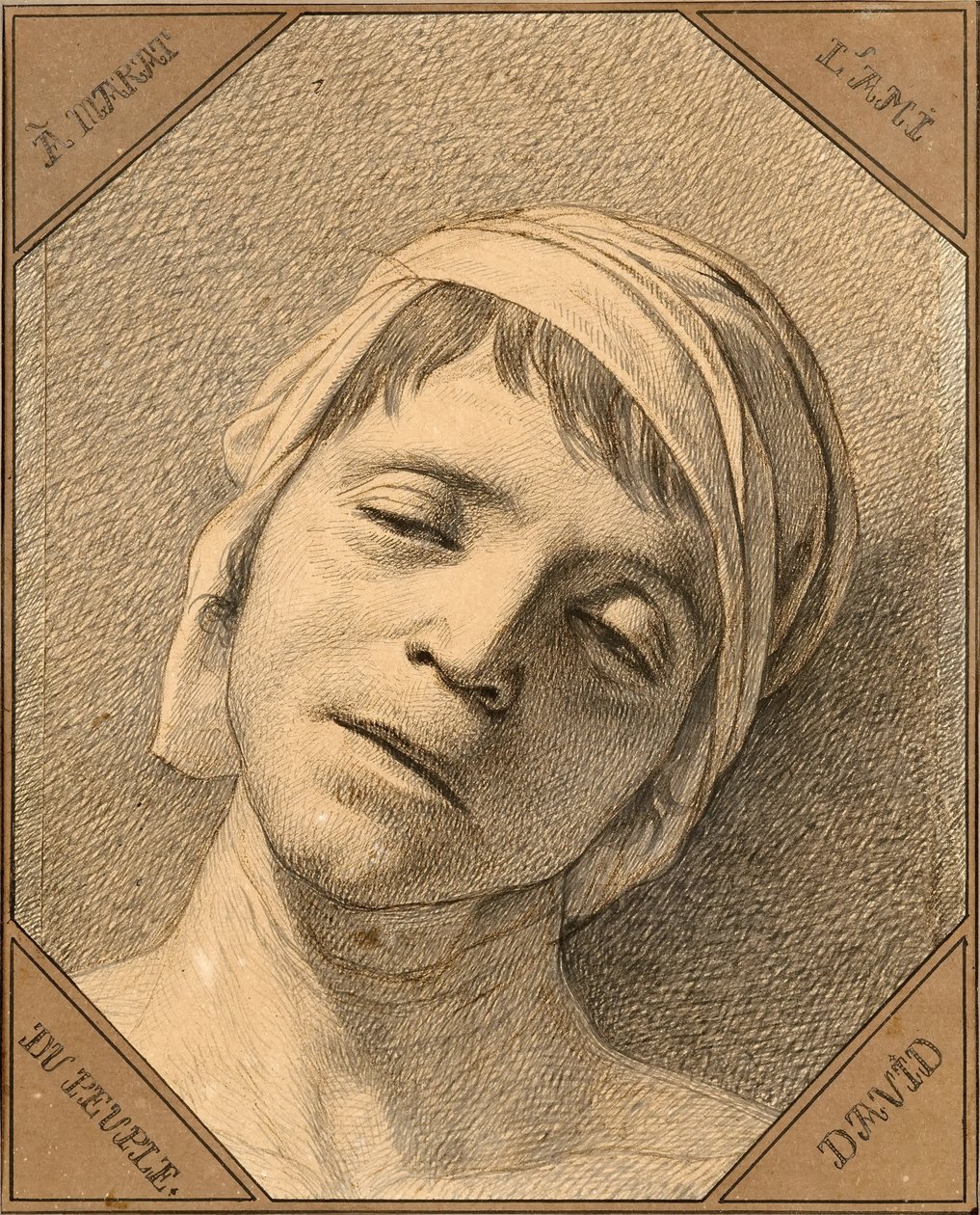 Jean Paul Marat av Jacques Louis David