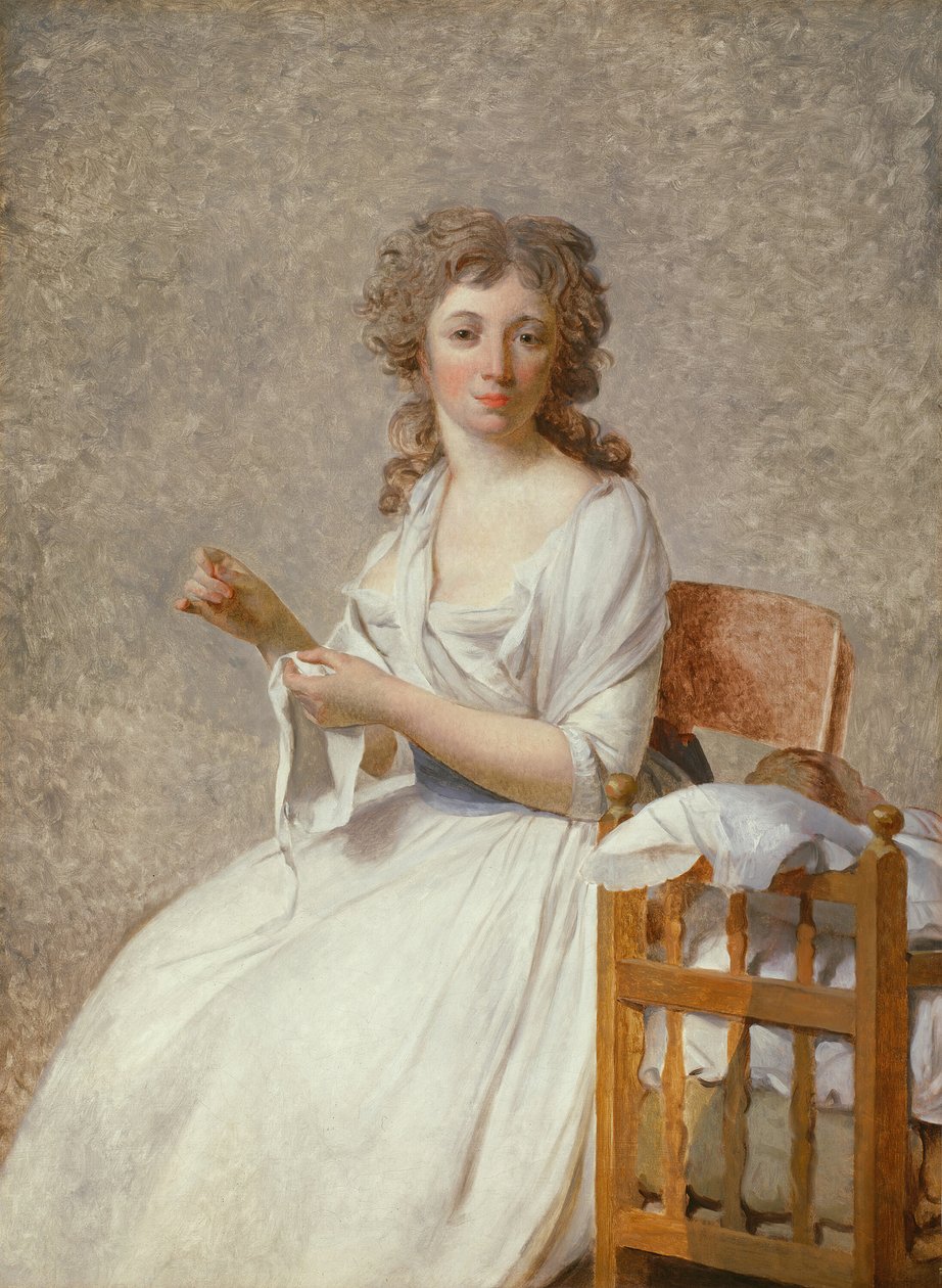 Madame de Pastoret og hennes sønn, 179192. av Jacques Louis David