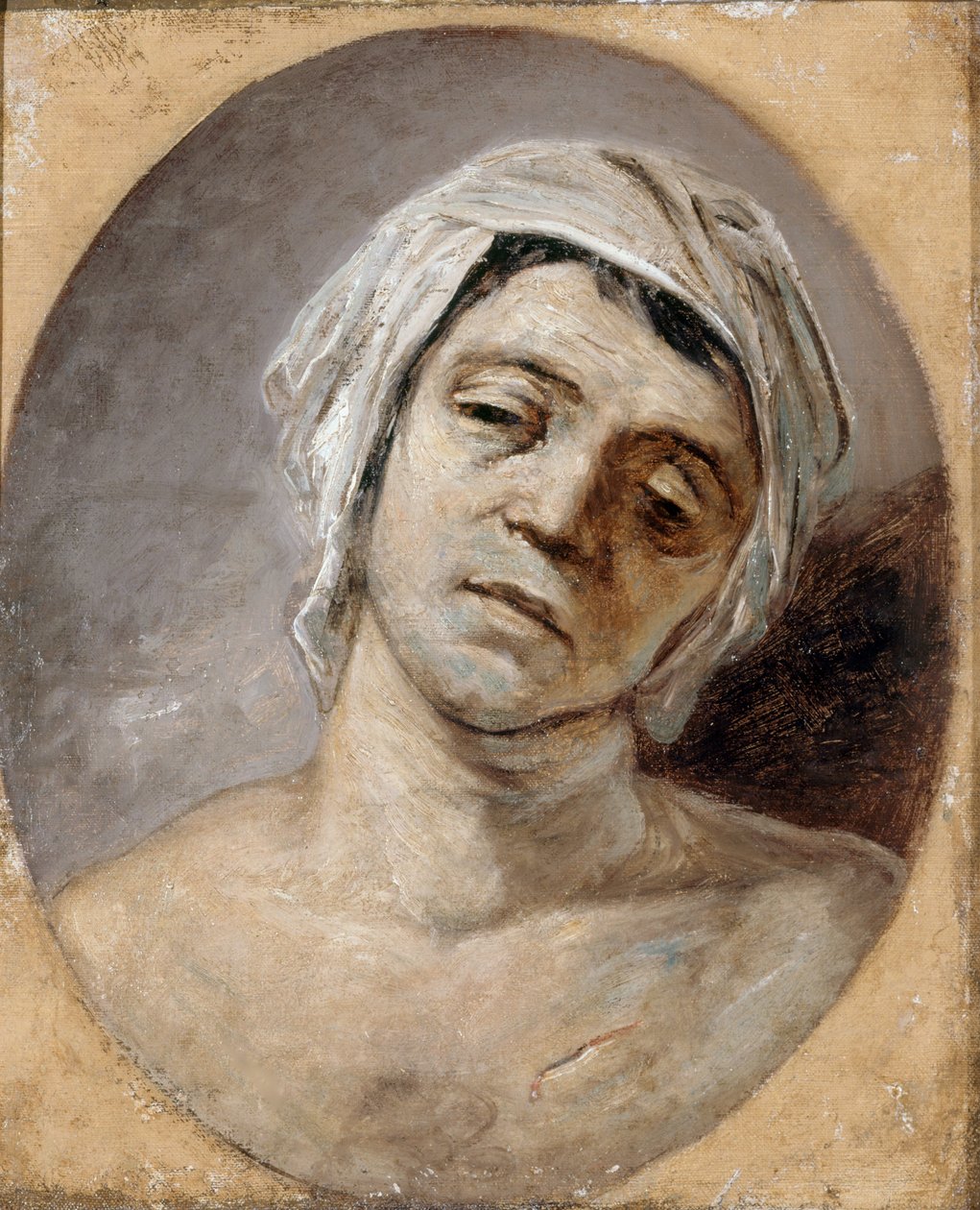 Marat myrdet, ca 1794. av Jacques Louis David