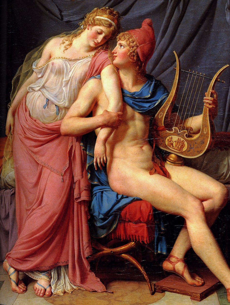 Paris og Helen av Jacques Louis David