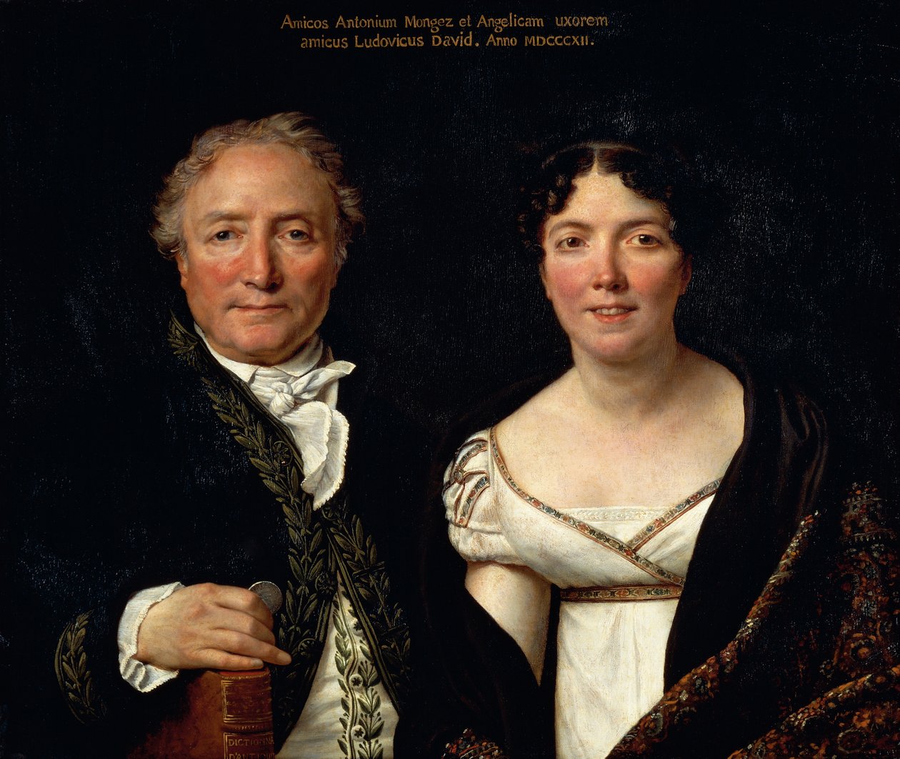 Portrett av Antonio Mongez og hans kone av Jacques Louis David