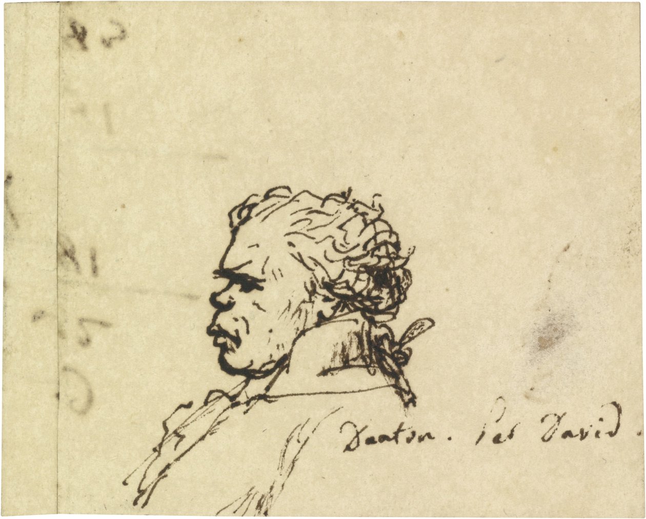 Portrett av Georges Jacques Danton 1759-1794 av Jacques Louis David