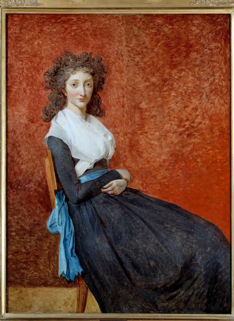 Portrett av Madame Charles Louis Trudaine (1769-1802) Maleri av Jacques Louis David (1748-1825) Søn. 1,30 x 0,98 m av Jacques Louis David