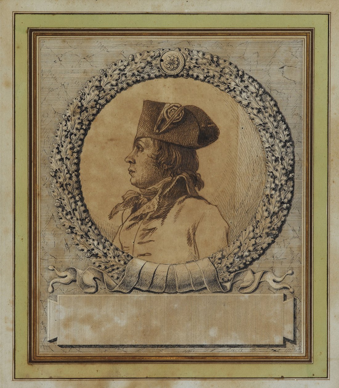 Portrett av Philippe-François-Joseph Le Bas 1762-1794, ca. 1793 av Jacques Louis David