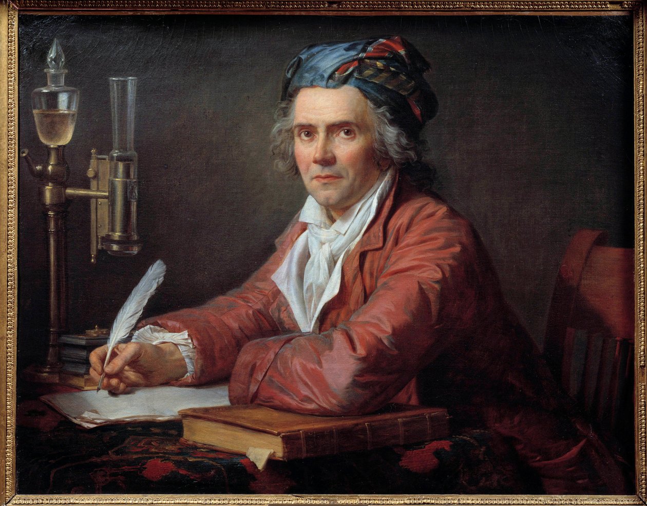 Portrett av legen Alphonse Leroy av Jacques Louis David