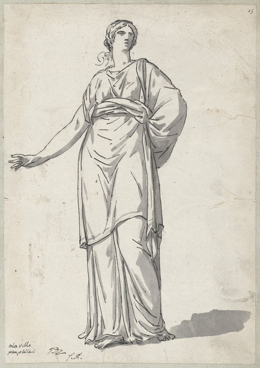 Kvinne fra Villa Pamphili av Jacques Louis David