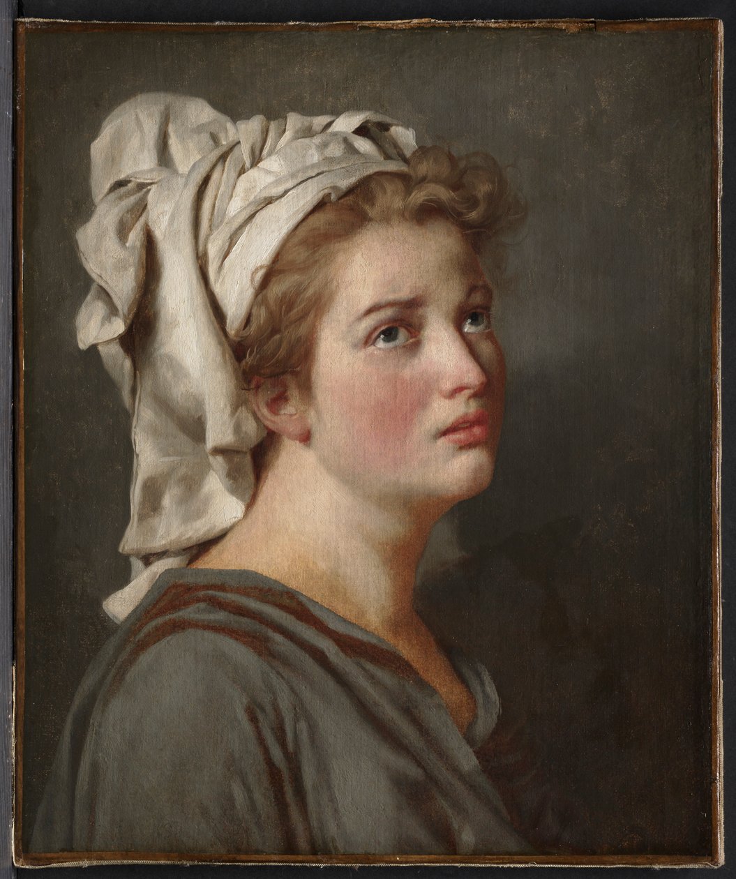 Ung kvinne med turban, ca. 1780. av Jacques Louis David