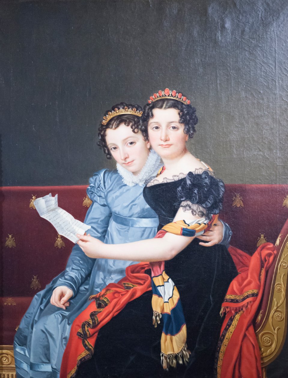 Zenaide og Charlotte Bonaparte av Jacques Louis David