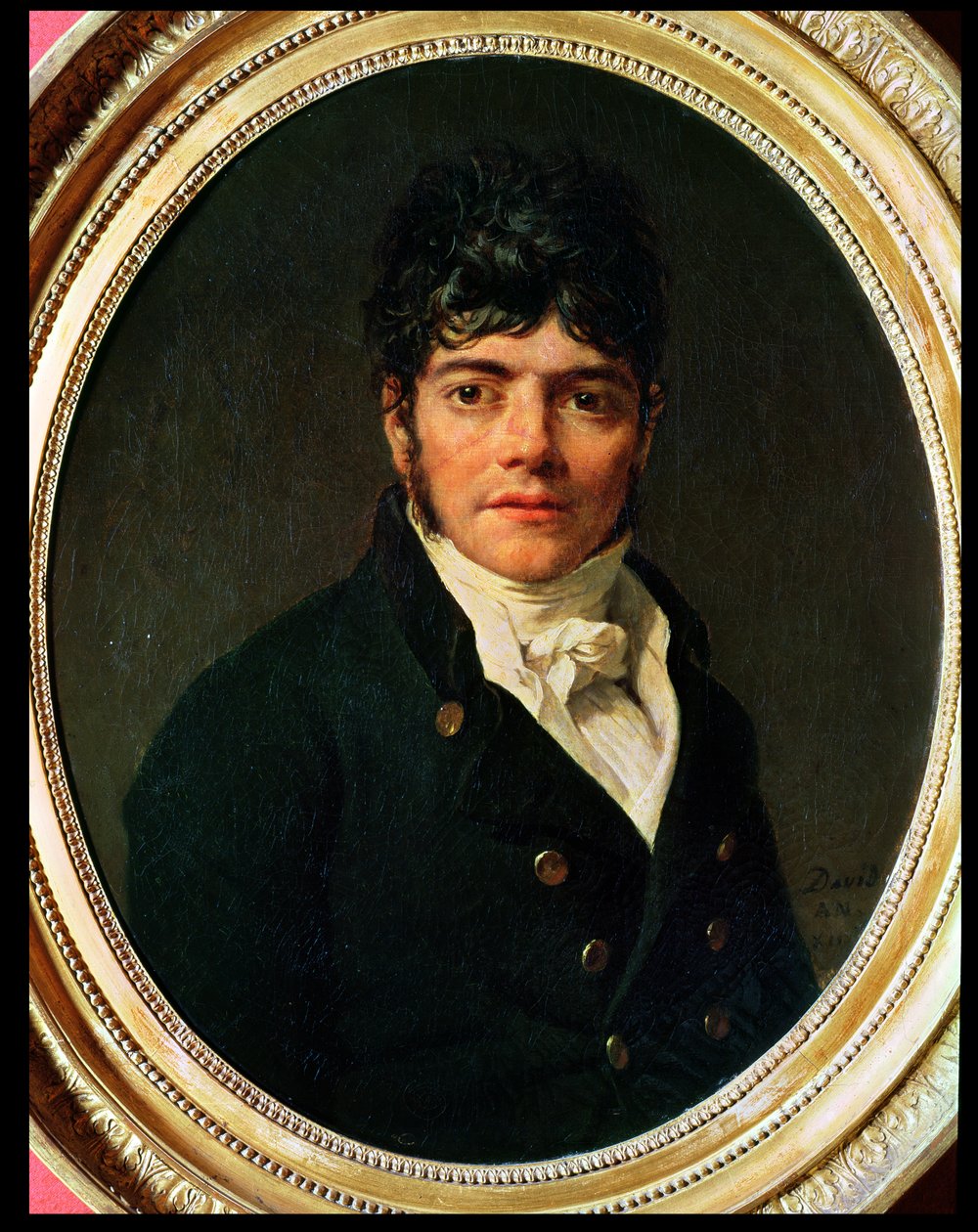 medaljong Portrett av Comte Esteve, 1804 av Jacques Louis David