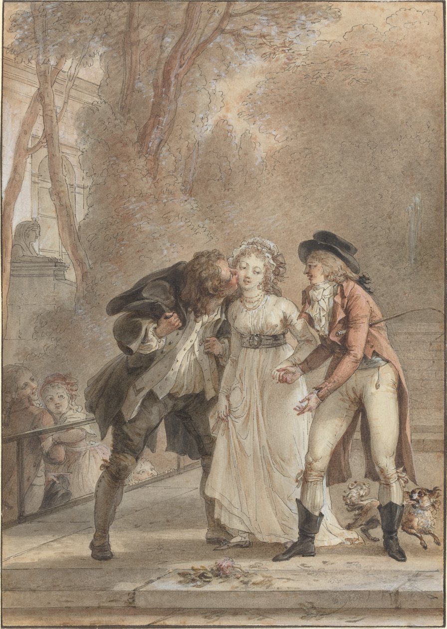 Utlånt kyss av Jacques Louis François Touzé