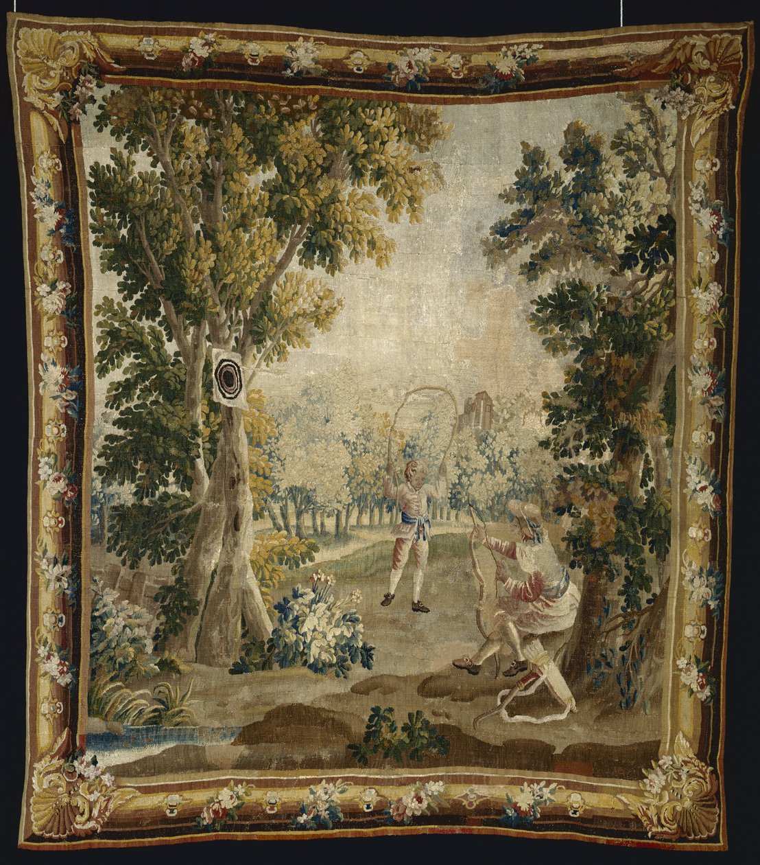Bueskyting, fra Amusements Champêtres av Jacques Nicolas Julliard