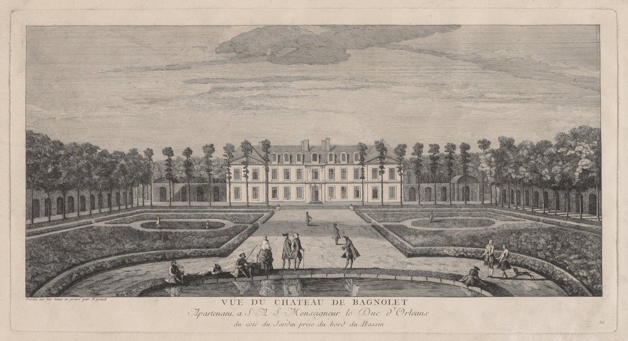 Chateau av Bagnolet av Jacques Rigaud